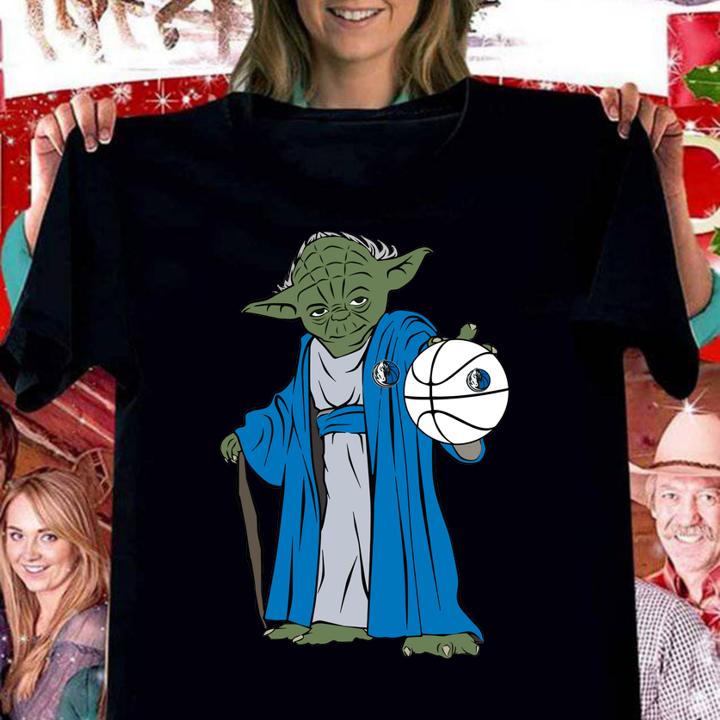 Premium Master Yoda NBA Dallas Mavericks t-shirt woman shirt