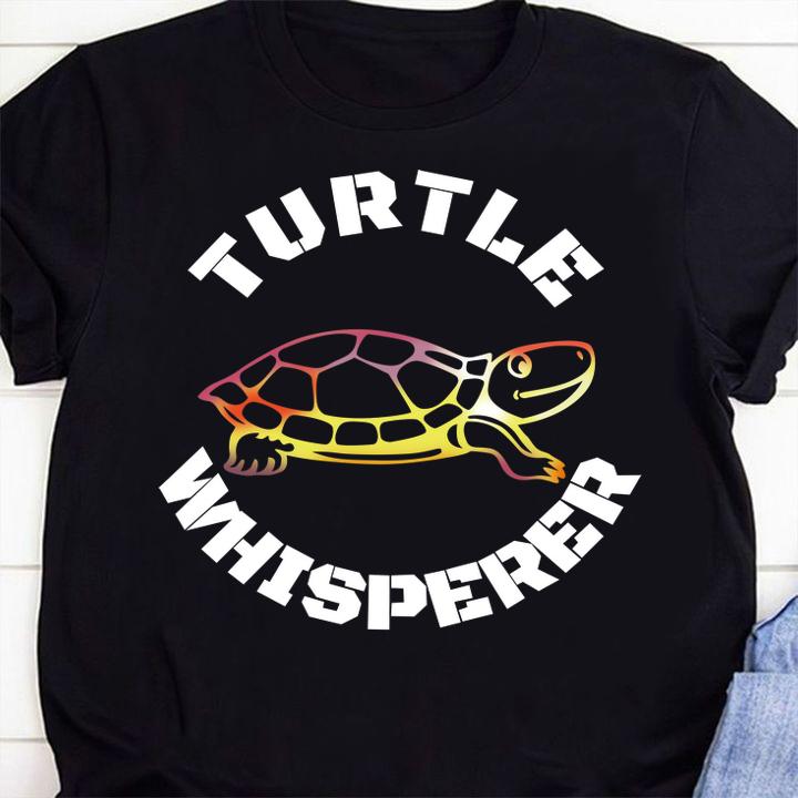Hot Turtle Whisperer Funny Costume Spirit Animal t-shirt shirt