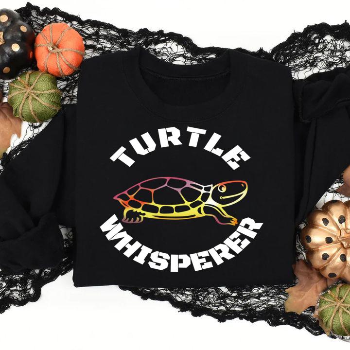 Hot Turtle Whisperer Funny Costume Spirit Animal t-shirt sweatshirt