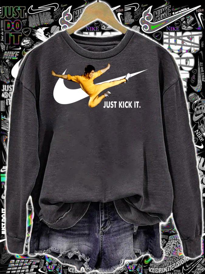 Bruce Lee Just Kick It t-shirt sweatshirt