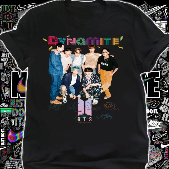 Bts Signature Dynamite t-shirt shirt