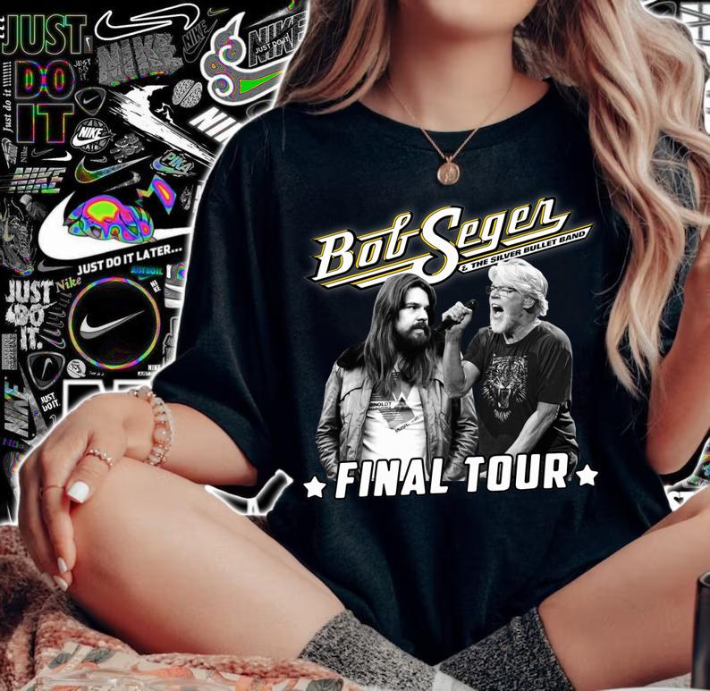 Bob Seger & The Silver Bullet Band Final Tour t-shirt woman shirt