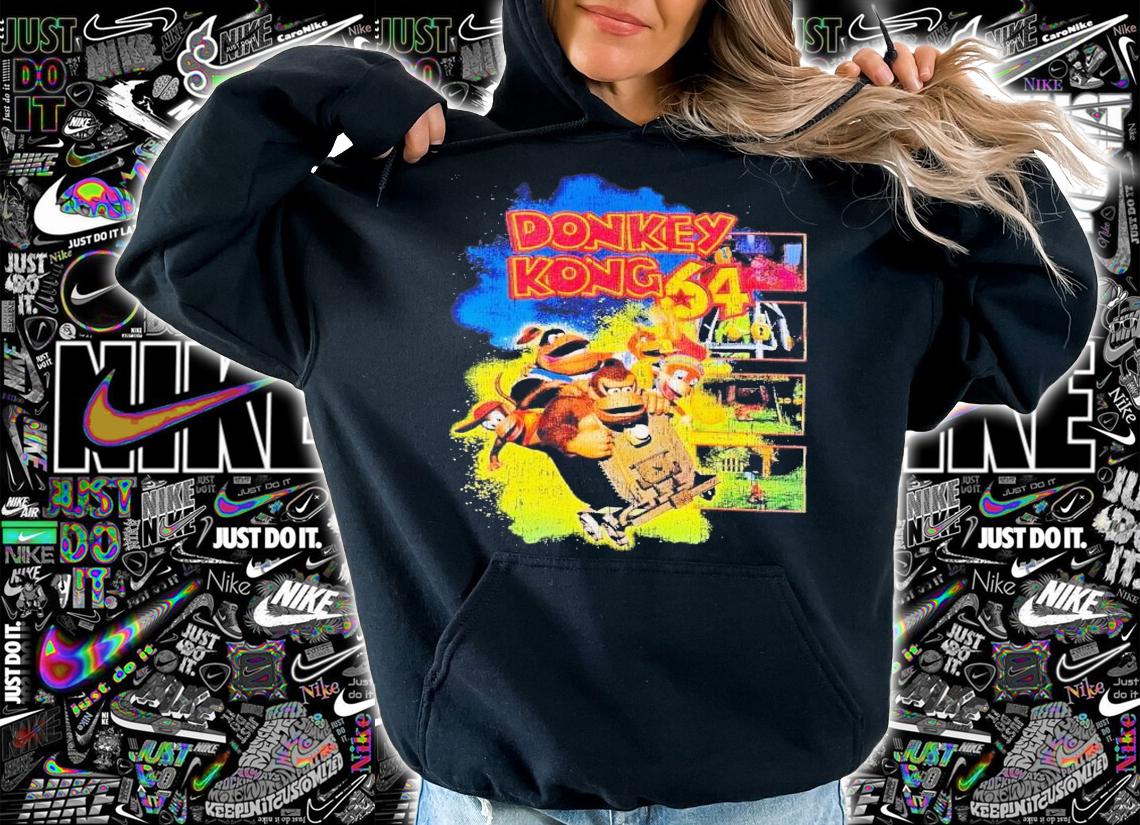 Donkey Kong 64 vintage t-shirt hoodie