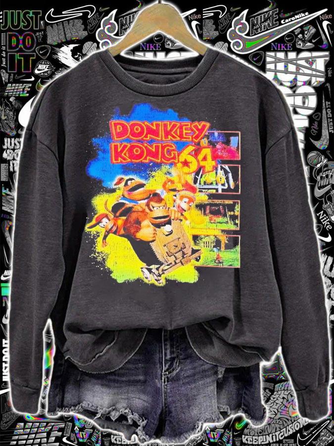 Donkey Kong 64 vintage t-shirt sweatshirt