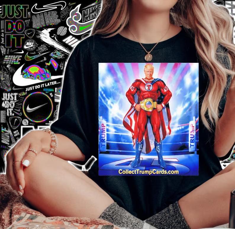 America Needs Superhero Super Pro Trump Shirt t-shirt woman shirt