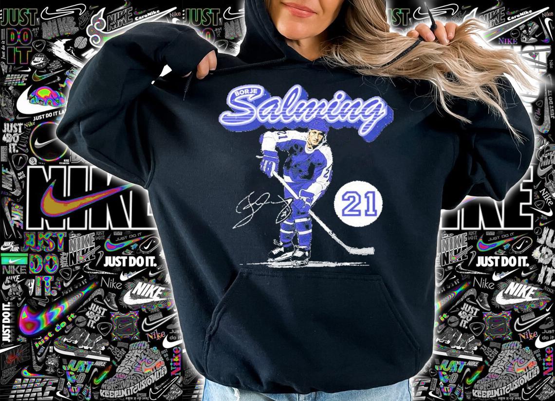 Best borje Salming Toronto Retro Script Hockey Shirt t-shirt hoodie