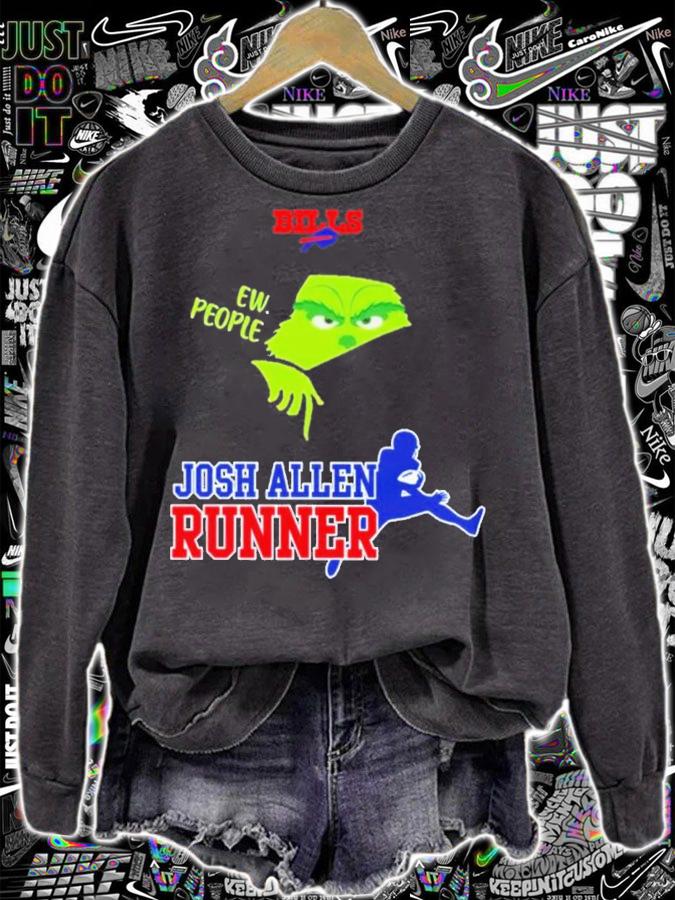 Buffalo Bills Grinch Ew People Josh Allen Runner shirt t-shirt sweatshirt