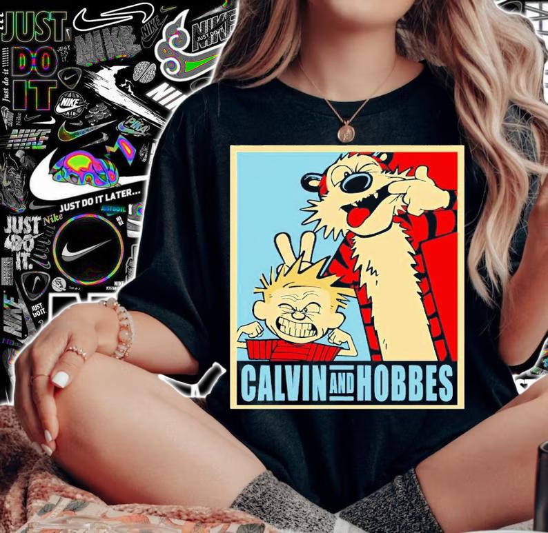 Calvin and Hobbes jocularly shirt t-shirt woman shirt