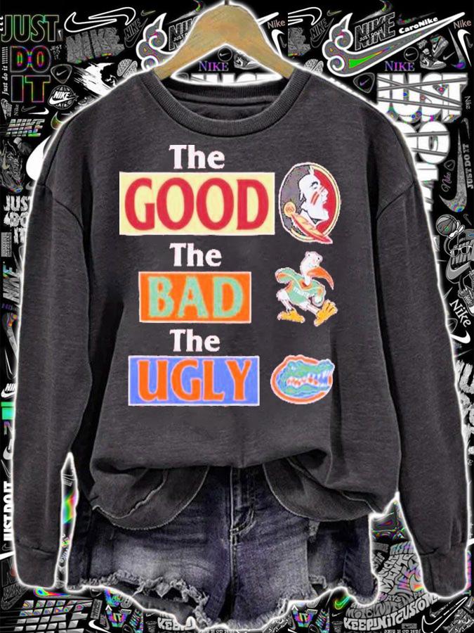 Florida State Seminoles The Good The Bad Florida Gators The Ugly Shirt t-shirt sweatshirt