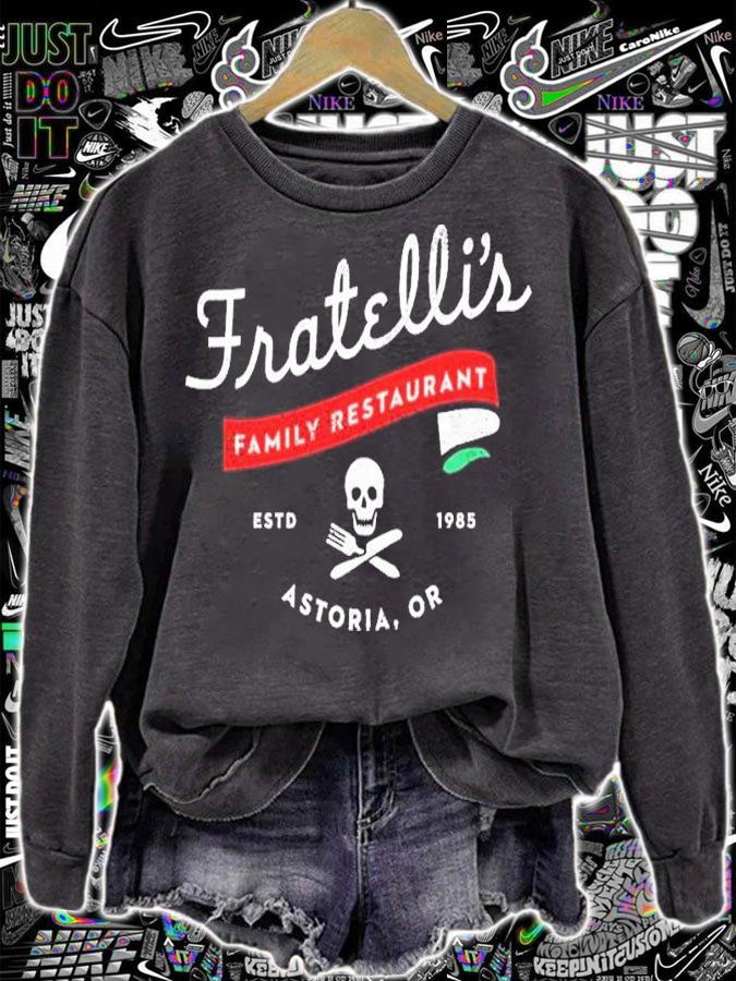 Fratelli's Family Restaurant Astoria Oregon's Shirt t-shirt sweatshirt