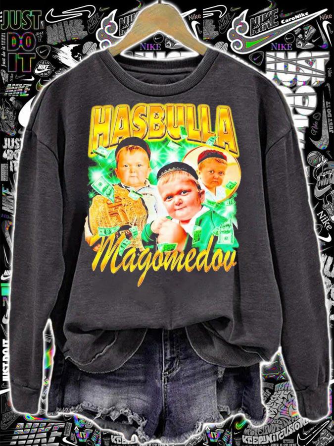 Hasbulla Magomedov championship belt and dollar shirt t-shirt sweatshirt