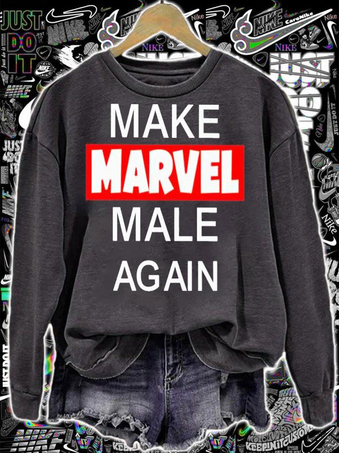 Make Marvel male again shirt t-shirt sweatshirt