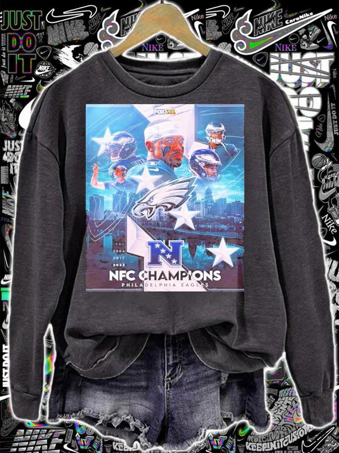 NFC Champions Philadelphia Eagles Kansas City Chiefs Vs. Philadelphia Eagles Super Bowl 2023 Shirt t-shirt sweatshirt