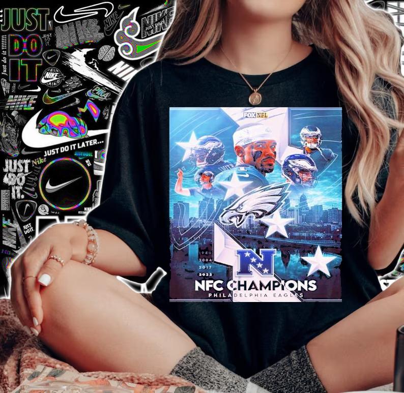 NFC Champions Philadelphia Eagles Kansas City Chiefs Vs. Philadelphia Eagles Super Bowl 2023 Shirt t-shirt woman shirt