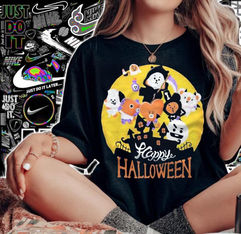 Happy Halloween chibi shirt t-shirt woman shirt