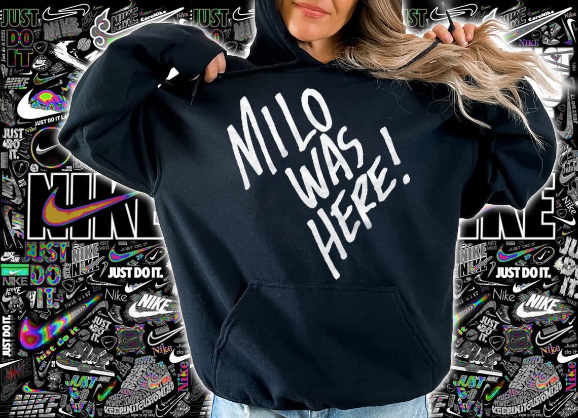 Milo was here T-shirt