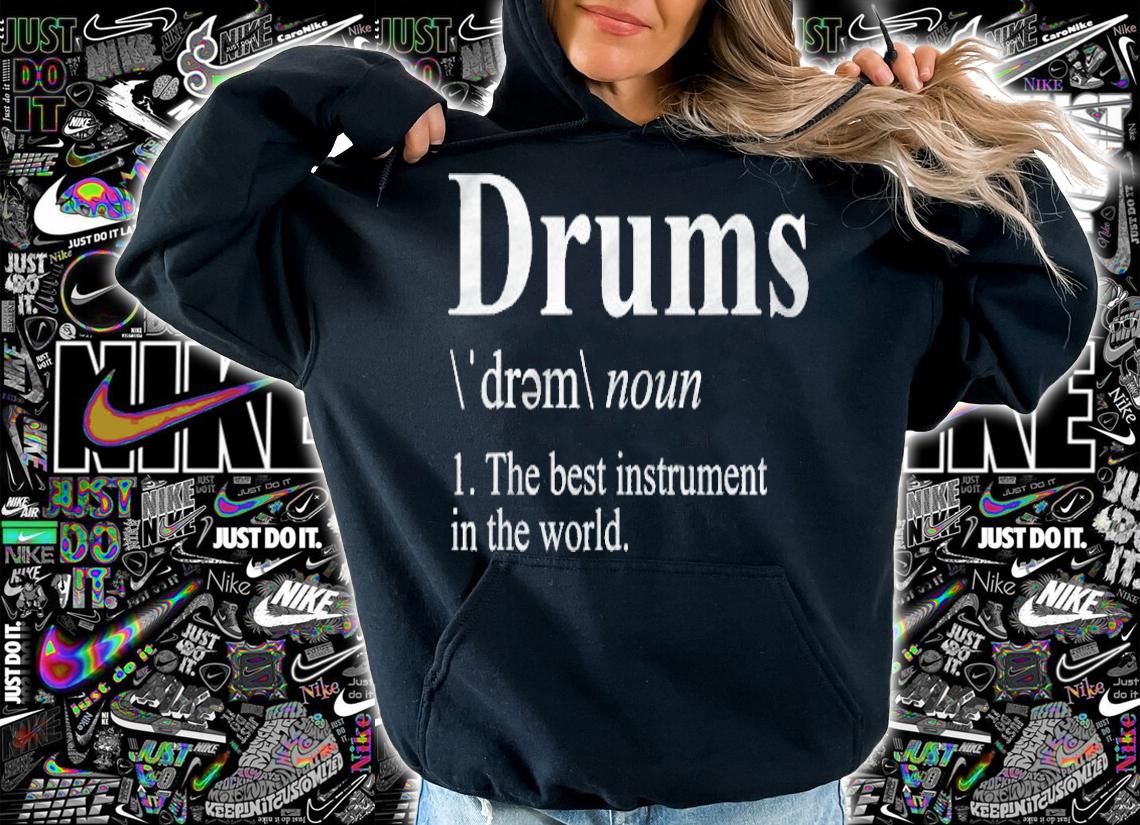 Musical Instrument Musician Drumsticks Drums T-shirt hoodie