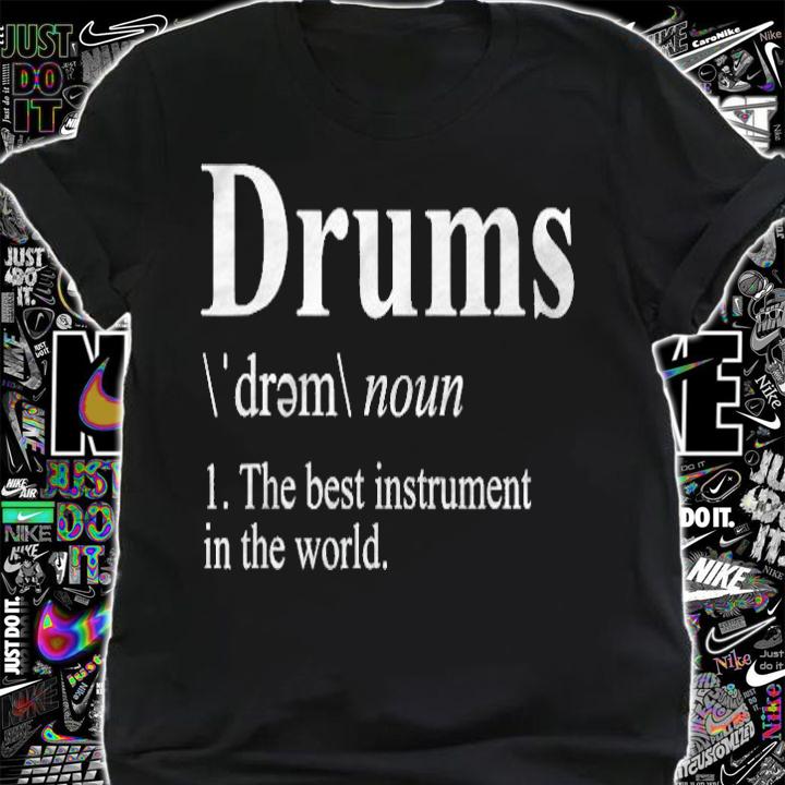 Musical Instrument Musician Drumsticks Drums T-shirt shirt