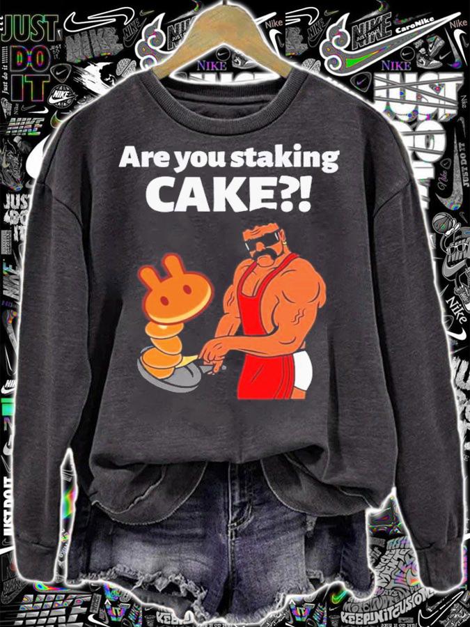 Pancakeswap Are You Staking Cake Shirt