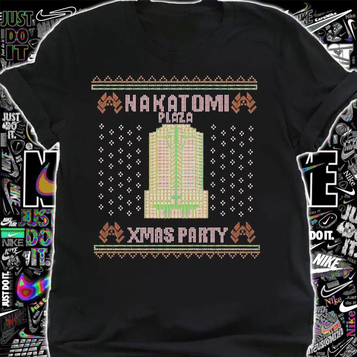 Nakatomi Plaza Xmas Party Ugly Christmas Shirt
