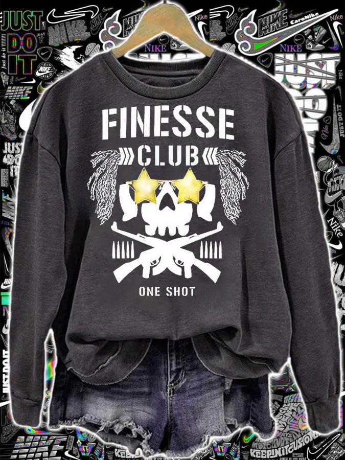 Finesse Club one shot T-shirt sweatshirt