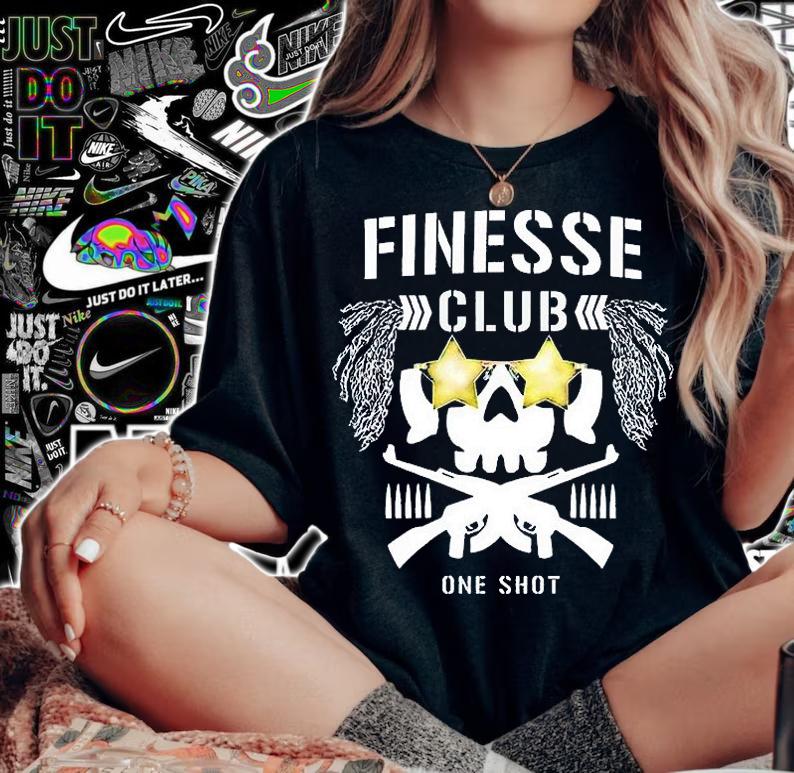 Finesse Club one shot T-shirt woman shirt