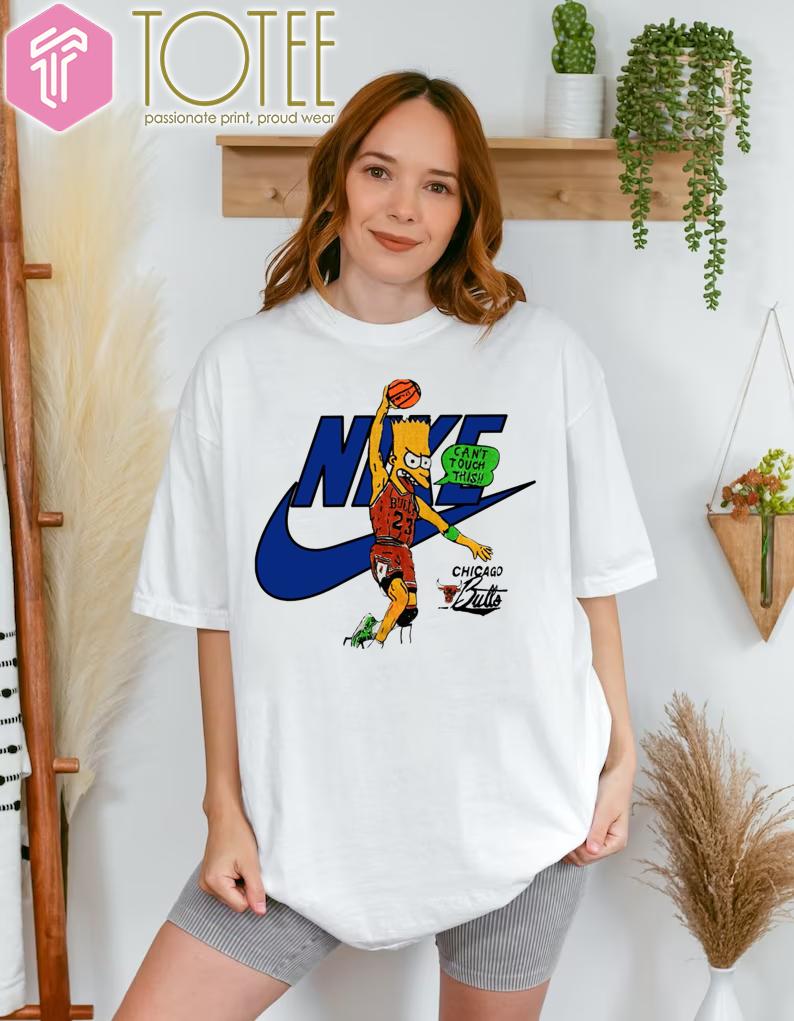 Funny Nike Simpson Cant Touch This Michael Jordan Chicago Bulls Shirt