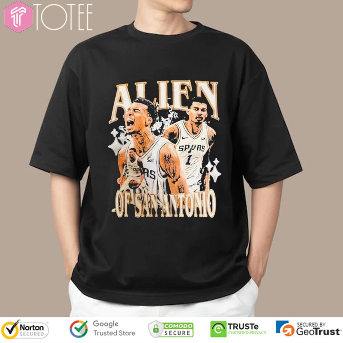 Victor Wembanyama Wemby Alien Of San Antonio Spurs Vintage T-Shirt