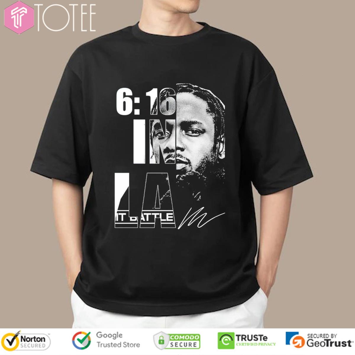 Kendrick Lamar 6 16 In LA Rap Battle T-Shirt